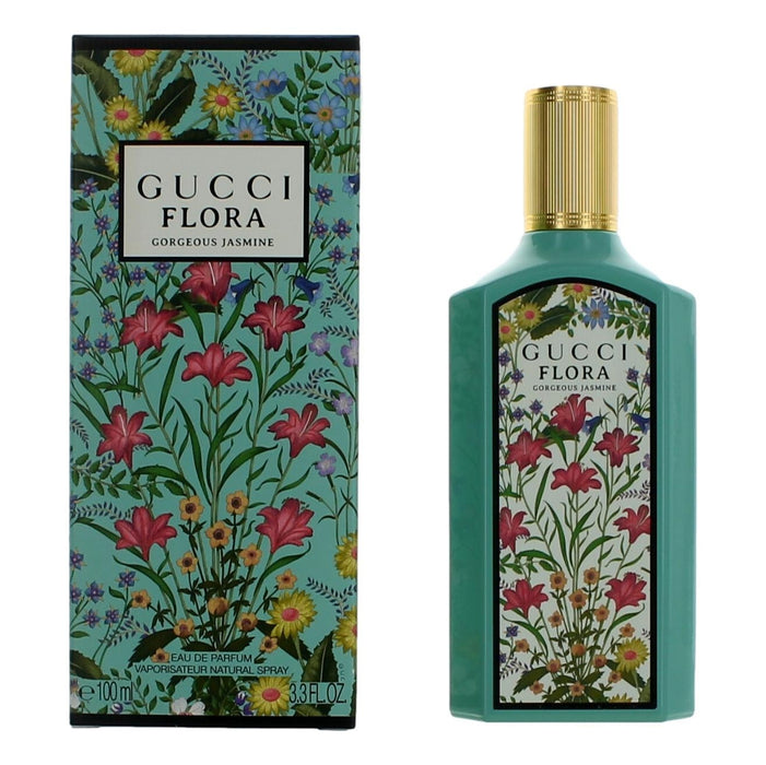 Flora Gorgeous Jasmine by Gucci, 3.3 oz Eau De Parfum Spray for Women