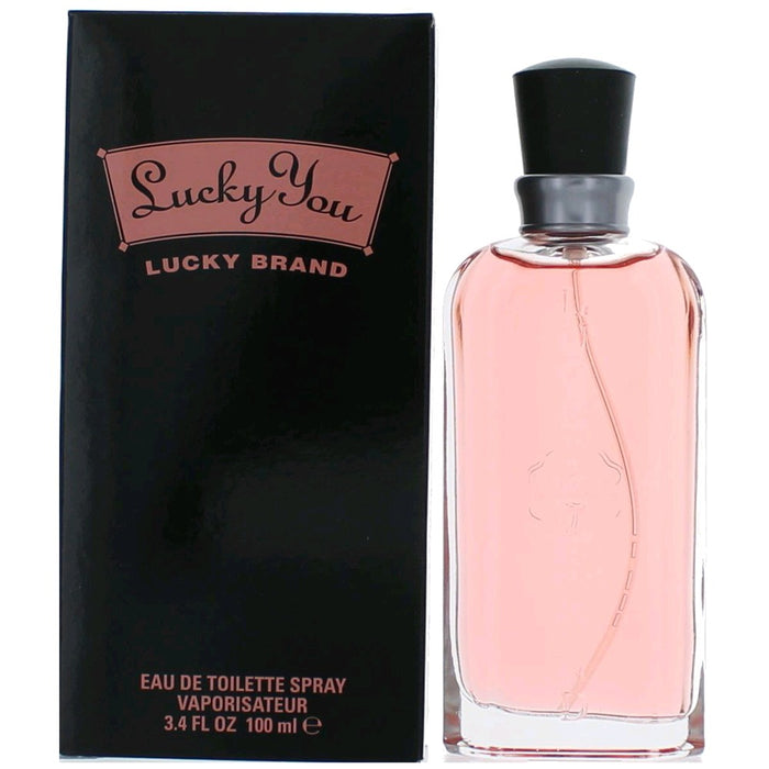 Lucky You by Lucky Brand, 3.4 oz Eau De Toilette Spray for Women