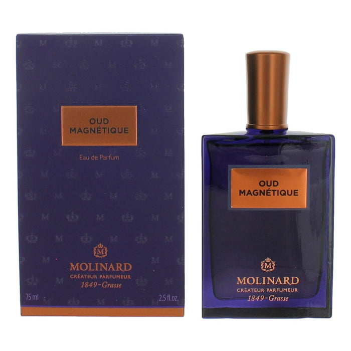 Oud Magnetique by Molinard, 2.5 oz Eau De Parfum Spray for Unisex
