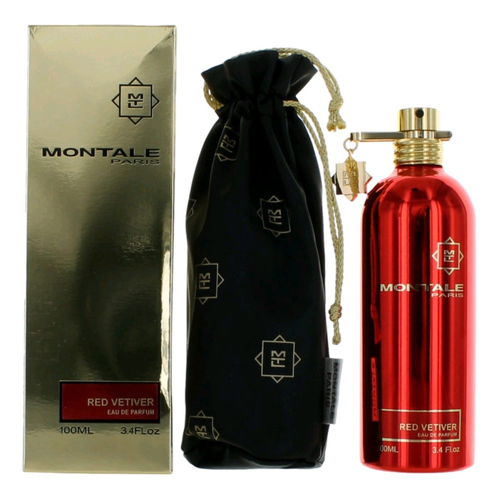 Montale Red Vetiver by Montale, 3.4 oz Eau De Parfum Spray for Men