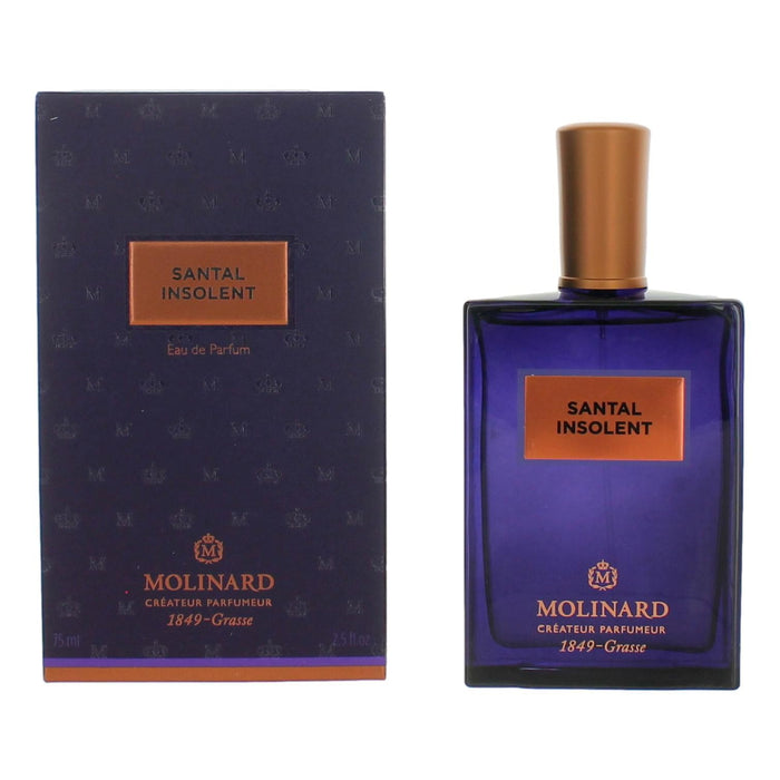 Santal Insolent by Molinard, 2.5 oz Eau De Parfum Spray for Unisex