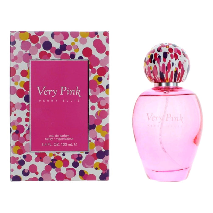 Very Pink by Perry Ellis, 3.4 oz Eau De Parfum spray for Women