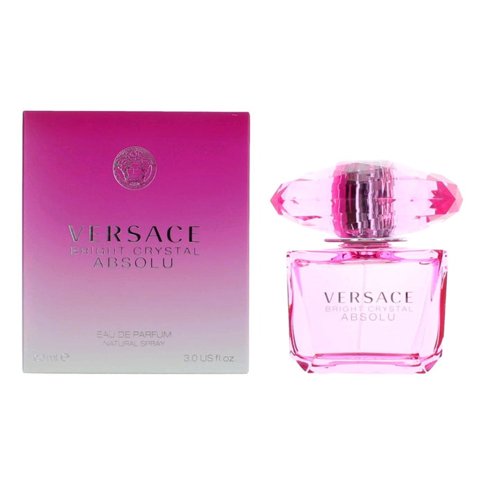 Versace Bright Crystal Absolu by Versace, 3 oz Eau De Parfum Spray for Women