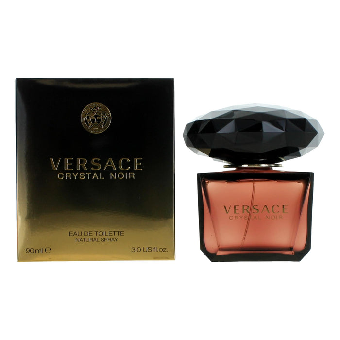 Versace Crystal Noir by Versace, 3 oz Eau De Toilette Spray for Women